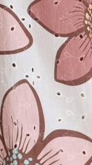 Norah Eyelet Maxi Dress - Botanic Pink Print
