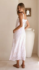 Kiki Maxi Dress - Coastal Drifter Print