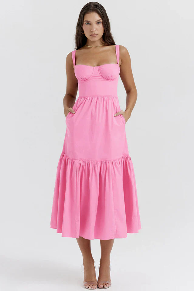 Elia Floral Midi Sundress