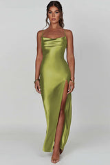 KAYLE Satin Cami Dress