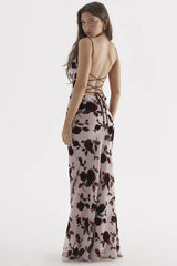Pink Devoured Craft Long Dress