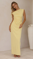 Lealah Maxi Dress - Yellow